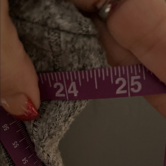 Maurices Gray Top with Black Lace Detail - Picture 5 of 8